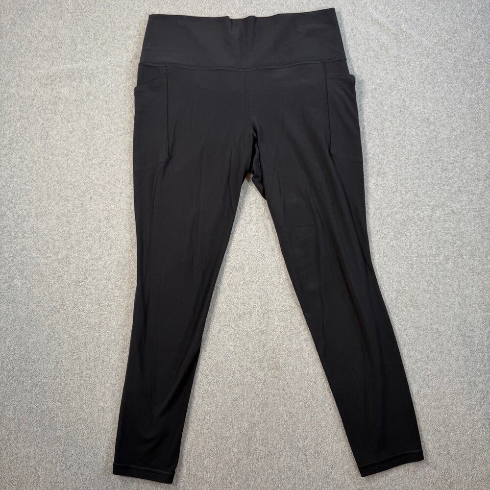 Athleta Salutation Stash Tight Women's Large Black Activewear Leggings Pockets